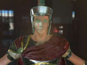 roman soldier real time game character 3D 모델