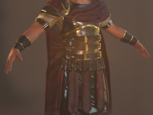 roman soldier real time game character 3D 모델