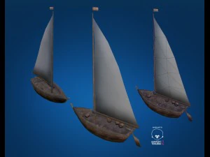 fishing boat lp 3D Model