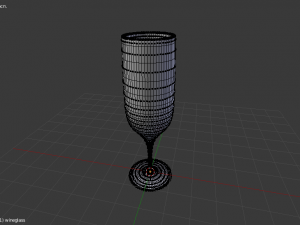 wineglass Modello 3D