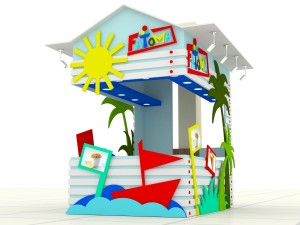 kids booth 3D Model