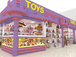 toy shop interior 3D Model