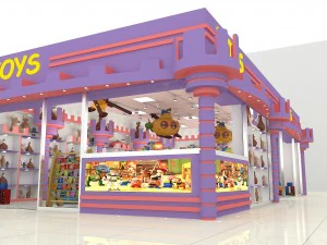 toy shop interior 3D Model