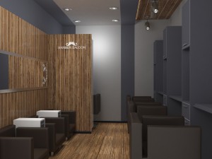 barber shop 3D 모델