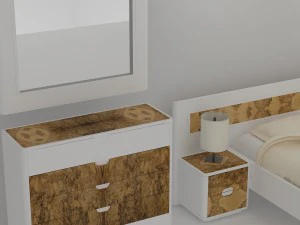 bed set 3D Model