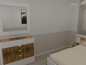 bed set Model 3D