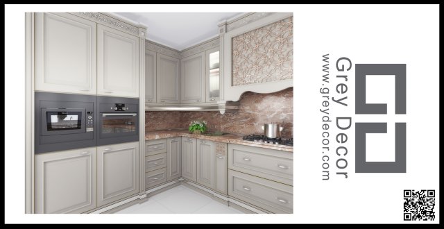 classic kitchen Modelo 3D .c4d .max .obj .3ds .fbx .stl .blend 