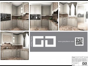 cucina classica Modello 3D