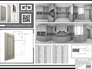 cucina classica Modello 3D
