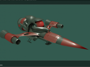 red tail 3D 모델