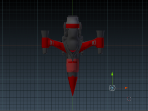 red tail 3Dモデル