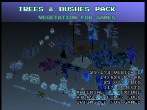 pacchetto super vegetazione Modello 3D
