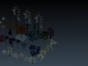 super vegetation pack 3D Model