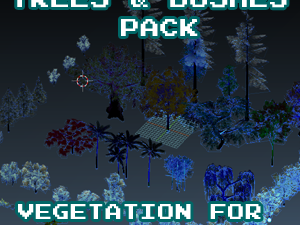 super vegetation pack 3D Модель