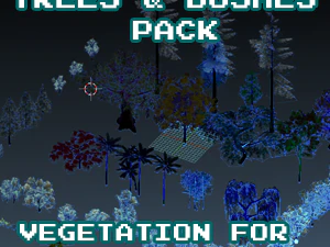 super vegetation pack 3D Model