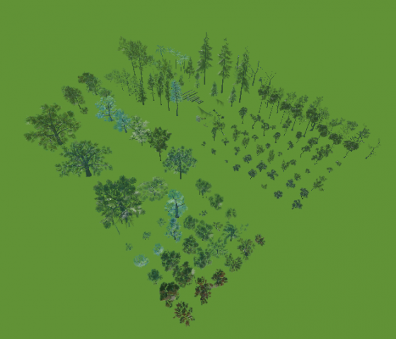 high quality trees for vr 3D Model .c4d .max .obj .3ds .fbx .stl .blend 