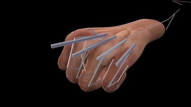 rigged hand man Model 3D .c4d .max .obj .3ds .fbx .stl .blend