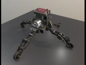 未来的な五輪の建物 - 五輪車 3Dモデル