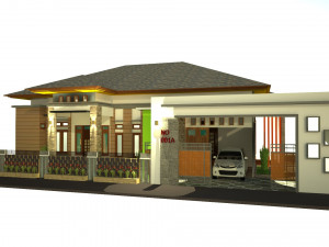 residential home ready to build Modèle 3D