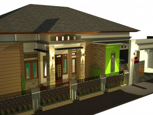 residential home ready to build Model 3D