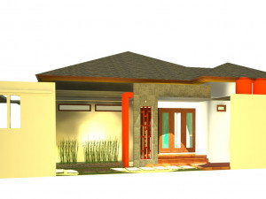residential home ready to build Model 3D