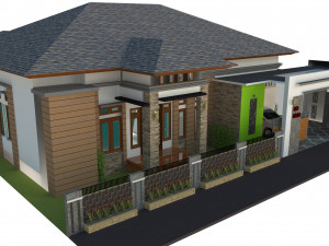 residential home ready to build Model 3D