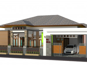 residential home ready to build Model 3D