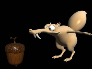 ice age model scart and buck Modello 3D