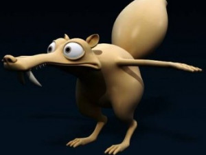 ice age model scart and buck 3D Model