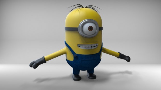 minion two model Modello 3D .c4d .max .obj .3ds .fbx .stl .blend