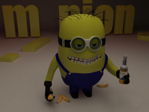 minion two model Modello 3D