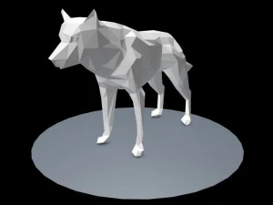 model deer and wolf 3D Model