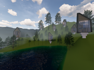tree house modern 3D 모델