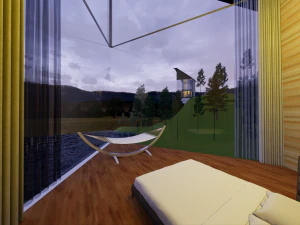 tree house modern 3D Model