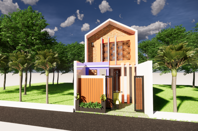 house design plan 35 x 900m Modelo 3D .c4d .max .obj .3ds .fbx .stl .blend