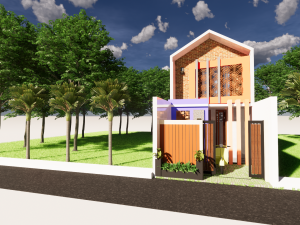 house design plan 35 x 900m Modelo 3D