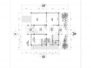denah rumah minimalis 2 lantai-minimalist house 2 floor 3 unit room 3D Model