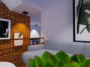 house design split level 900 x 1000 m 3Dモデル