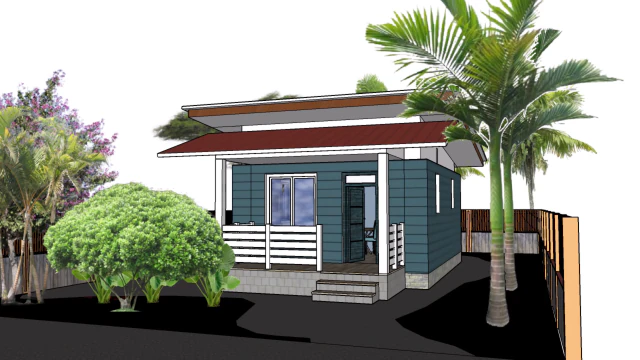 low budget design - tiny house design - 1 bedroom 3D Print Model .c4d .max .obj .3ds .fbx .stl .blend 