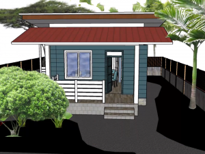 low budget design - tiny house design - 1 bedroom Modèles 3D en vedette