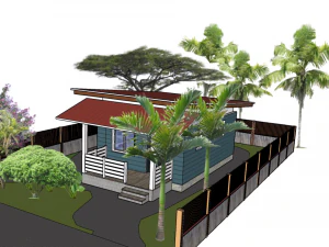 low budget design - tiny house design - 1 bedroom 3D Print Model