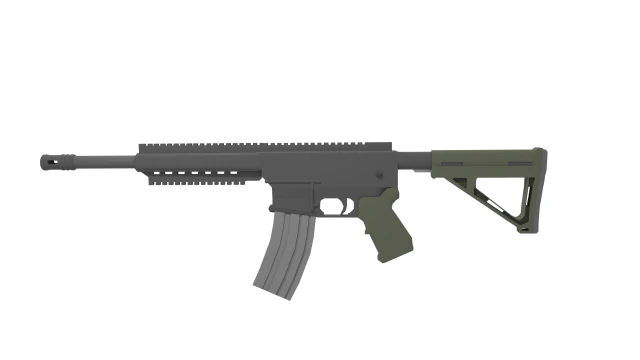 m4a1 Modelo 3D .c4d .max .obj .3ds .fbx .stl .blend 