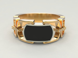 2 metal ring 3 3D Baskı Modeli
