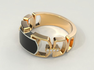 2 metal ring 3 3D Baskı Modeli