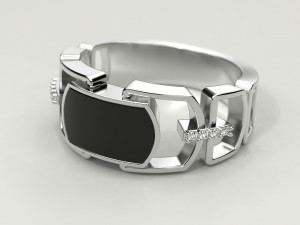 2 metal ring 3 3D Baskı Modeli