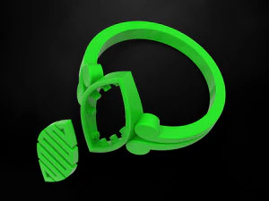 2 metal ring 4 3D Print Model