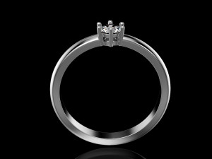 7 engagement ring 3D Print Model