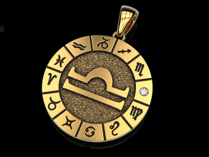 12 zodiac signs horoscope charm pendant Modelo de impresión 3D