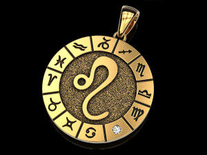 12 zodiac signs horoscope charm pendant Modelo de impresión 3D