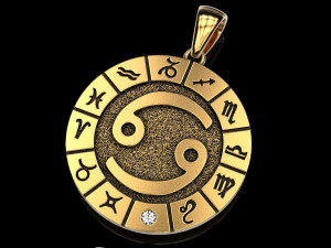 12 zodiac signs horoscope charm pendant Modelo de impresión 3D